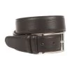 Jones Bootmaker Mens Upminster Black Leather Belt -Boutique Fashion Shoe Store D18767s