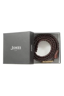 Jones Bootmaker Mens Vancouver Brown Braided Leather Belt 7 Jones Bootmaker Mens Vancouver Brown Braided Leather Belt -Boutique Fashion Shoe Store D18768s3