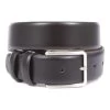 Jones Bootmaker Mens Uxbridge Black Leather Belt -Boutique Fashion Shoe Store D18769s