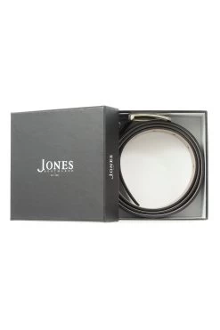 Jones Bootmaker Mens Uxbridge Black Leather Belt -Boutique Fashion Shoe Store D18769s3
