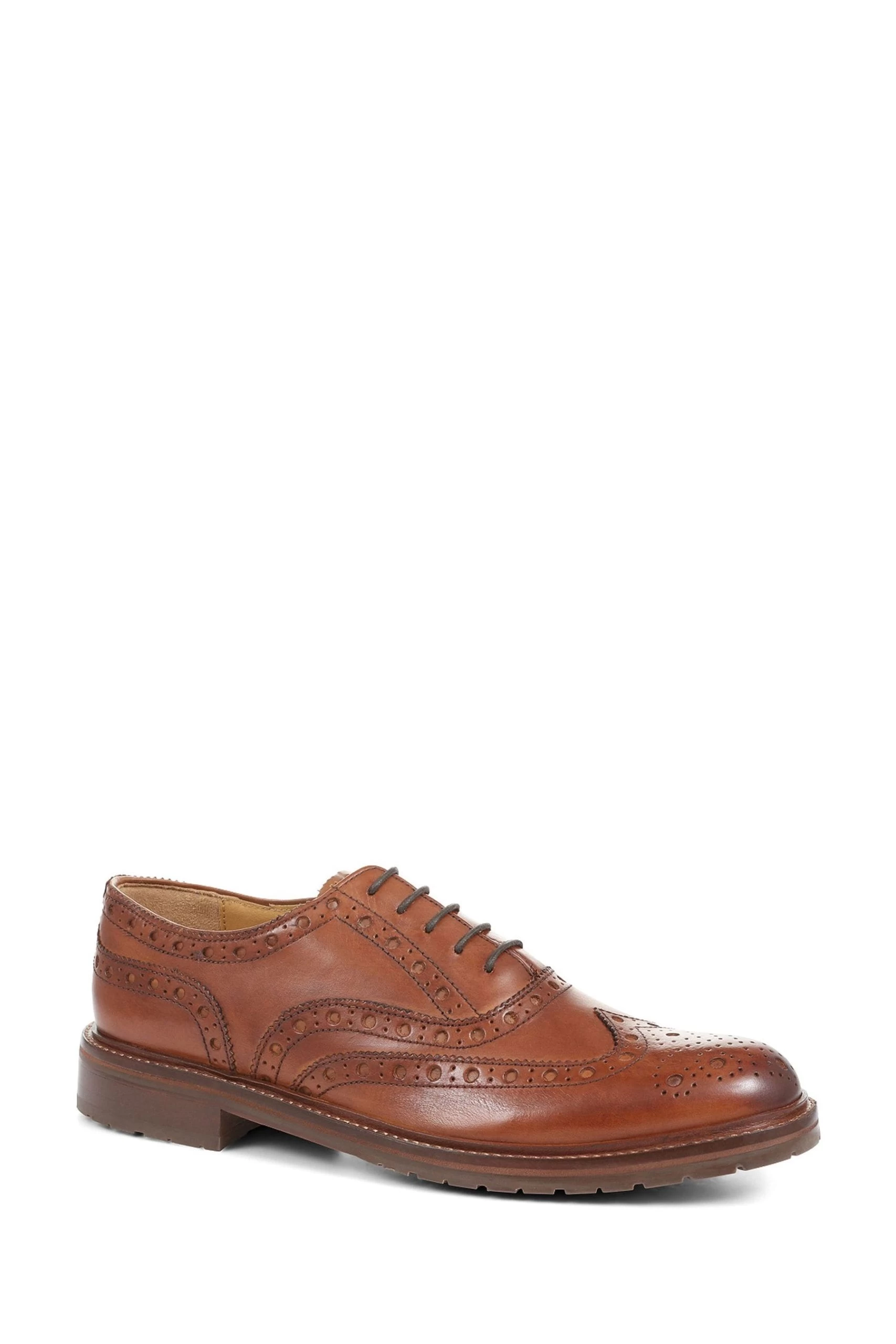Jones Bootmaker Mens Natural Bertie Oxford Brogues 5 Jones Bootmaker Mens Natural Bertie Oxford Brogues - Image 3