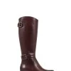 Jones Bootmaker Carrara Slim Fit Calf Fit Leather Brown Boots -Boutique Fashion Shoe Store D26048s