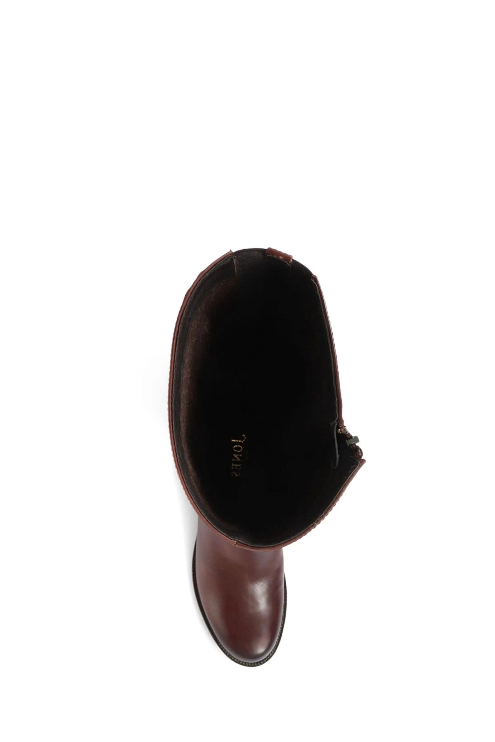 Jones Bootmaker Carrara Slim Fit Calf Fit Leather Brown Boots 5 Jones Bootmaker Carrara Slim Fit Calf Fit Leather Brown Boots - Image 3