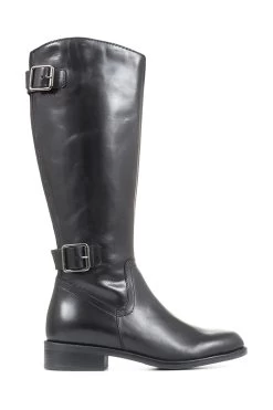 Boutique Fashion Shoe Store 37 Jones Bootmaker Carrara Slim Fit Calf Fit Leather Black Boots