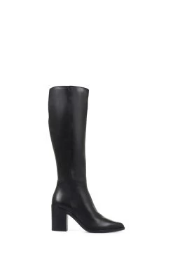 Jones Bootmaker Black Cagliari Extra Slim Knee High Boots