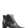 Jones Bootmaker Sylvana Block Heel Ankle Black Boots -Boutique Fashion Shoe Store D26177s
