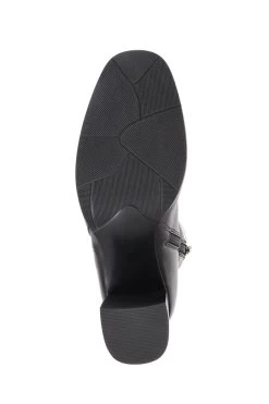 Jones Bootmaker Sylvana Block Heel Ankle Black Boots -Boutique Fashion Shoe Store D26177s5