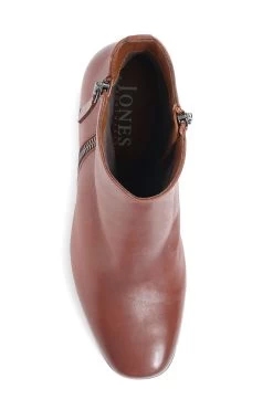 Jones Bootmaker Brown Sylvana Block Heel Ankle Boots 10 Jones Bootmaker Brown Sylvana Block Heel Ankle Boots -Boutique Fashion Shoe Store D26961s4