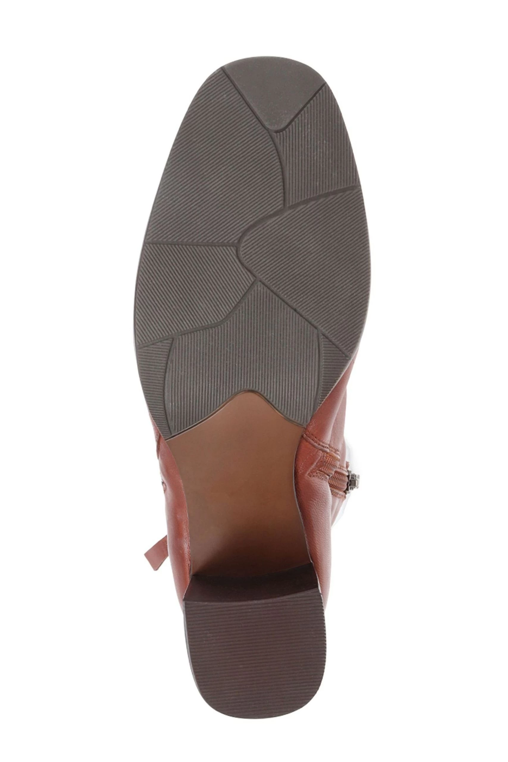 Jones Bootmaker Brown Sylvana Block Heel Ankle Boots 7 Jones Bootmaker Brown Sylvana Block Heel Ankle Boots - Image 5