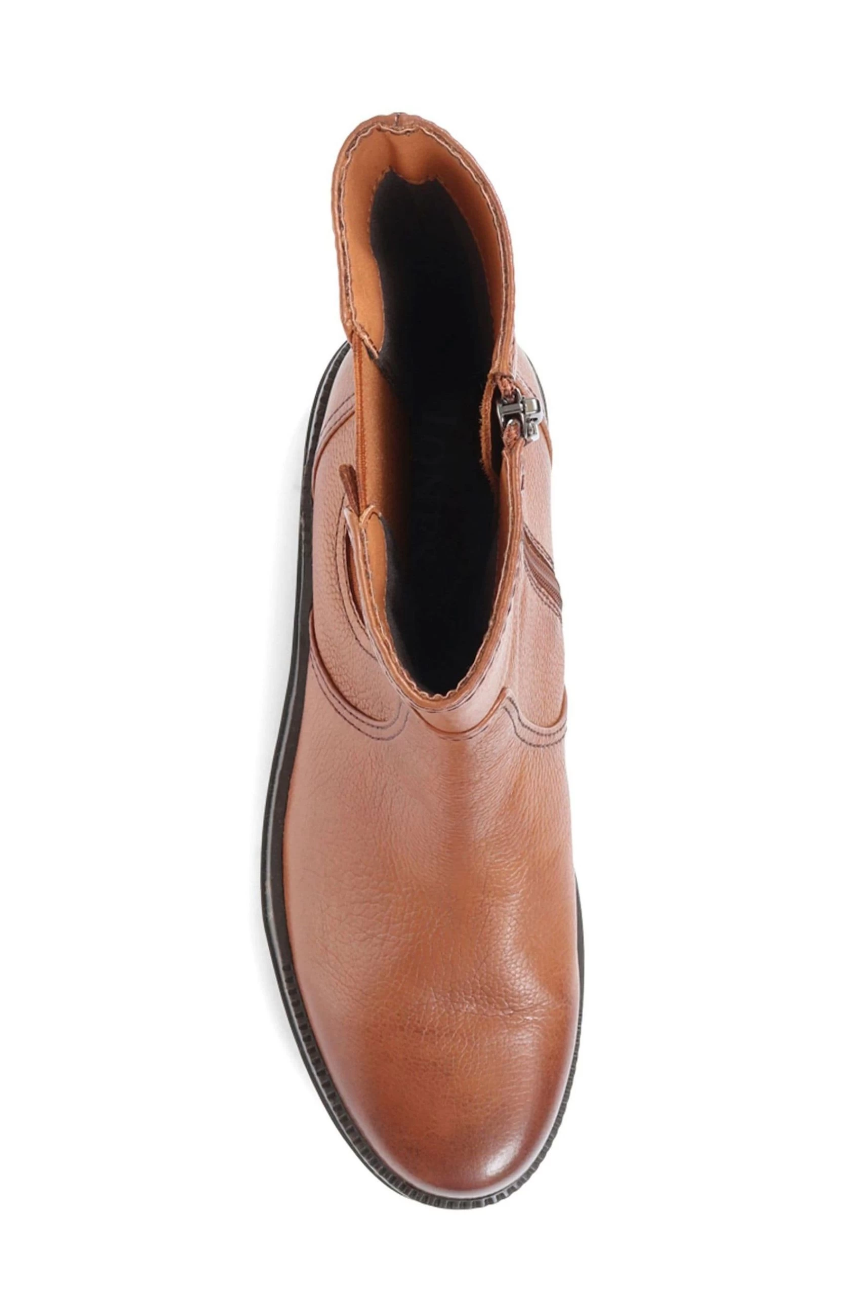 Jones Bootmaker Long Brown Santina Leather Chelsea Boots 7 Jones Bootmaker Long Brown Santina Leather Chelsea Boots - Image 5