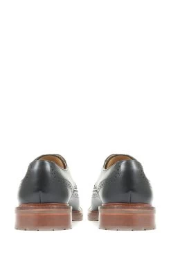 Jones Bootmaker Mens Kingsbay Black Leather Brogues -Boutique Fashion Shoe Store D30747s3