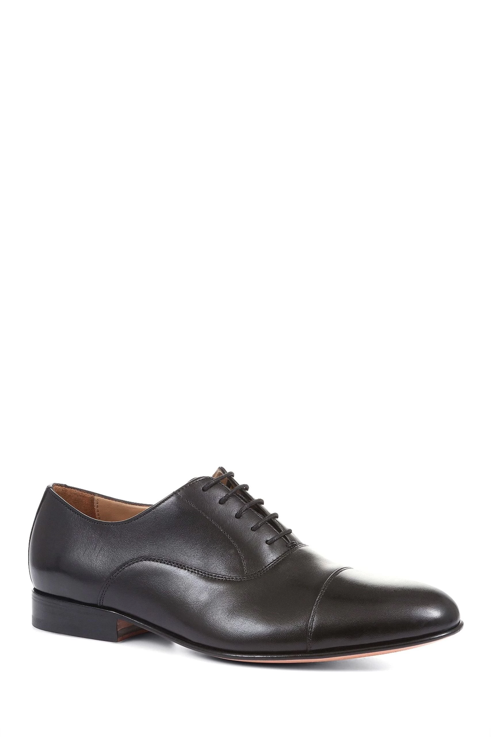 Jones Bootmaker Black Morpeth Leather Oxford Shoes 4 Jones Bootmaker Black Morpeth Leather Oxford Shoes - Image 2