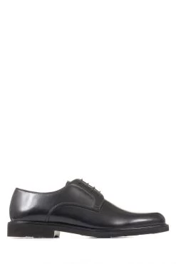 Jones Bootmaker Minster Black Leather Derby Shoes