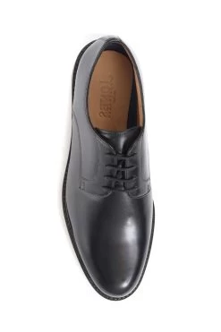 Jones Bootmaker Minster Black Leather Derby Shoes -Boutique Fashion Shoe Store D37375s4