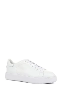 Jones Bootmaker Sedbergh Smart Leather White Trainers 10 Jones Bootmaker Sedbergh Smart Leather White Trainers -Boutique Fashion Shoe Store D46860s3
