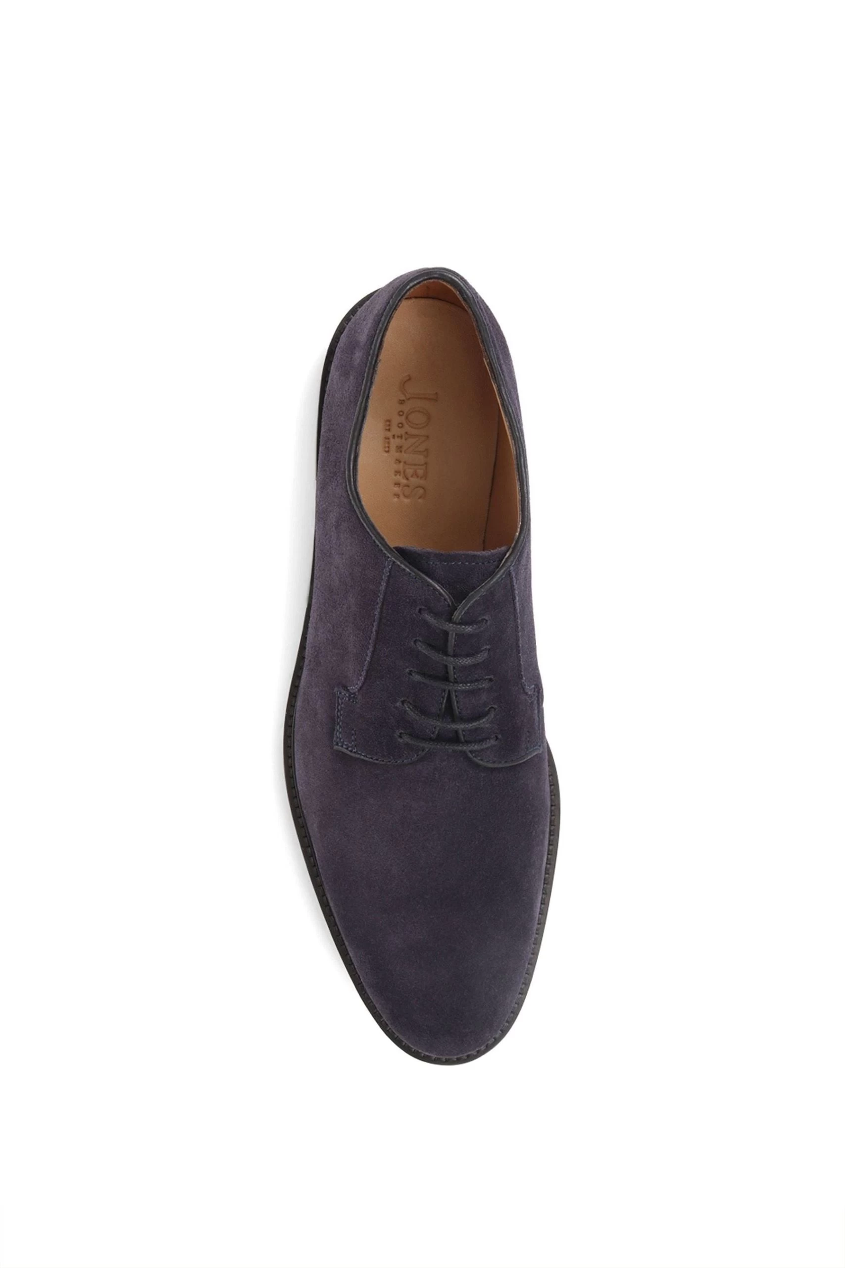 Jones Bootmaker Blue Landry Leather Derby Shoes 6 Jones Bootmaker Blue Landry Leather Derby Shoes - Image 4