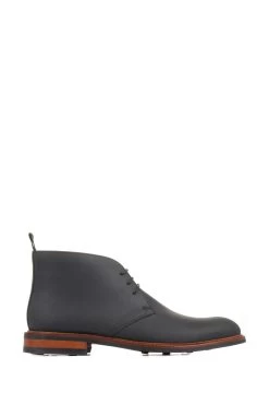 Jones Bootmaker Driffield Leather Black Chukka Boots