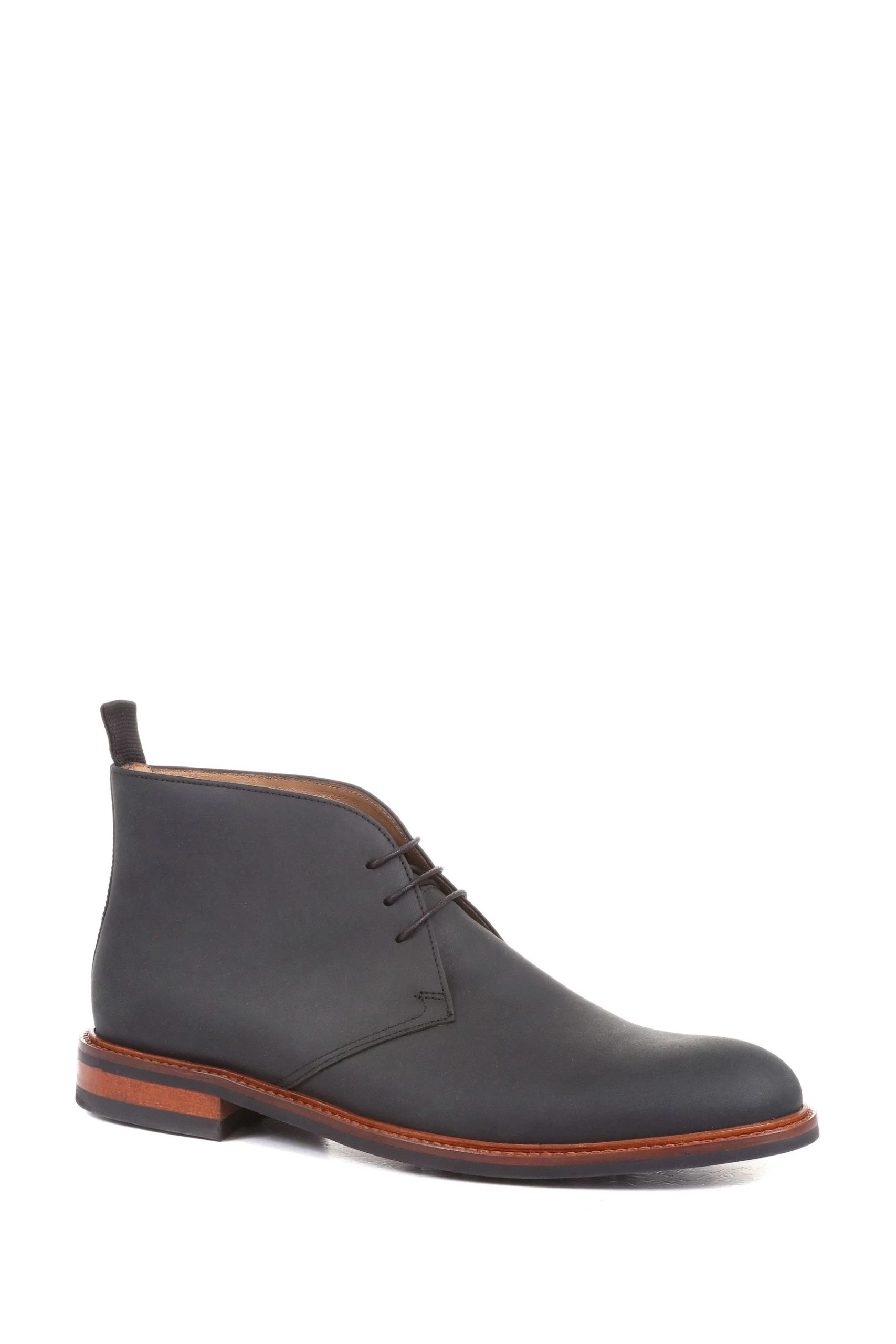 Jones Bootmaker Driffield Leather Black Chukka Boots 5 Jones Bootmaker Driffield Leather Black Chukka Boots - Image 3