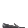 Jones Bootmaker Gessa Black Leather Penny Loafers -Boutique Fashion Shoe Store D57601s