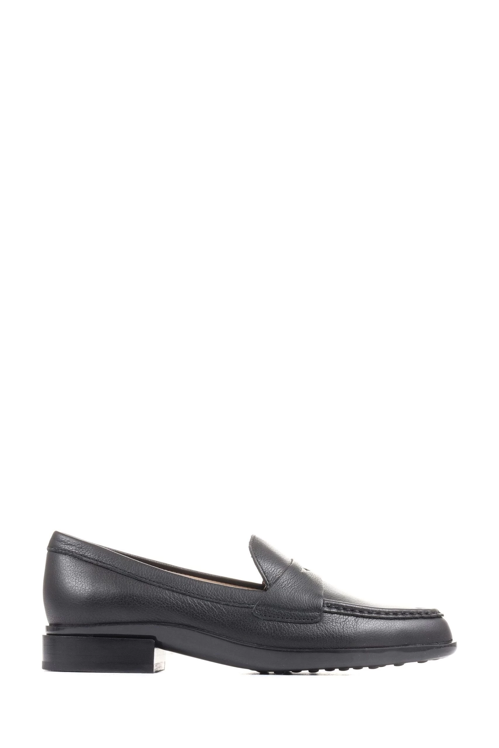 Jones Bootmaker Gessa Black Leather Penny Loafers 3 Jones Bootmaker Gessa Black Leather Penny Loafers