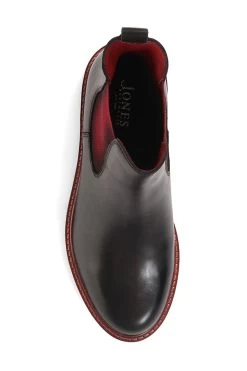 Jones Bootmaker Black Maddalena Leather Chelsea Boots -Boutique Fashion Shoe Store D64613s4