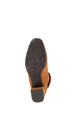 Jones Bootmaker Brown Lylah Heeled Suede Ankle Boots -Boutique Fashion Shoe Store D64617s5