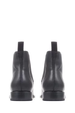 Jones Bootmaker Black Cheltenham Handmade Chelsea Boots -Boutique Fashion Shoe Store D64622s3