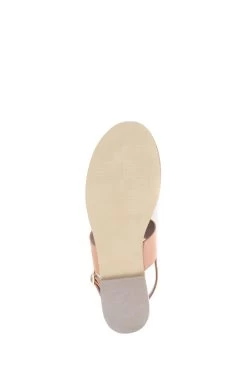 Jones Bootmaker Natural Lizabeth Leather Thong Sandals -Boutique Fashion Shoe Store D69261s6
