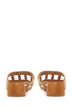 Jones Bootmaker Natural Kimora Raffia Heeled Mule Sandals 11 Jones Bootmaker Natural Kimora Raffia Heeled Mule Sandals -Boutique Fashion Shoe Store D69264s4