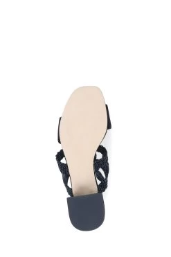 Jones Bootmaker Kimora Raffia Heeled Mule Black Sandals 13 Jones Bootmaker Kimora Raffia Heeled Mule Black Sandals -Boutique Fashion Shoe Store D69265s6
