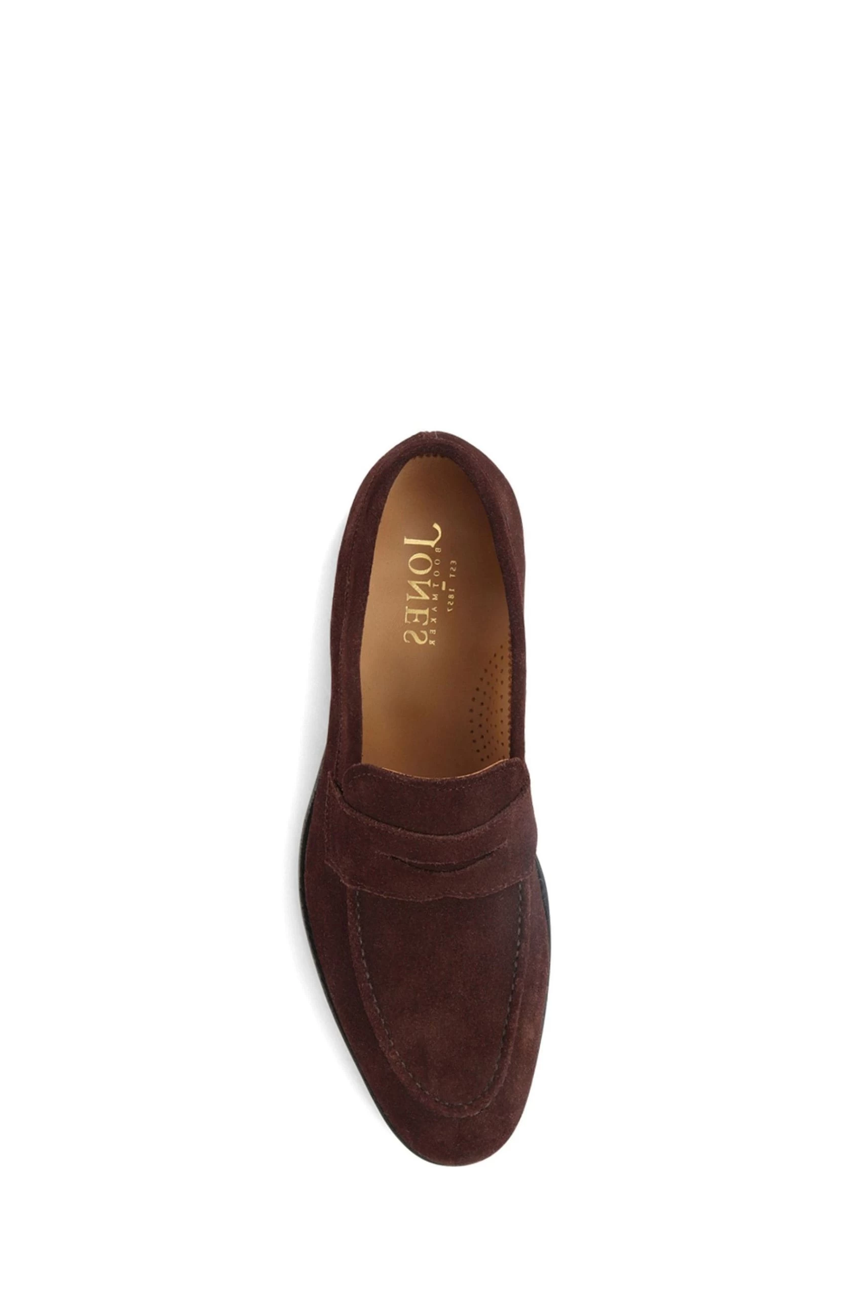 Jones Bootmaker Men's Barcelona Brown Goodyear Welted Leather Loafers 7 Jones Bootmaker Men's Barcelona Brown Goodyear Welted Leather Loafers - Image 5