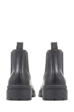 Jones Bootmaker Black Easingwold Chunky Leather Chelsea Boots -Boutique Fashion Shoe Store D74948s5