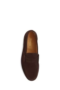 Jones Bootmaker Chorleywood Brown Leather Penny Loafers 10 Jones Bootmaker Chorleywood Brown Leather Penny Loafers -Boutique Fashion Shoe Store D74951s4