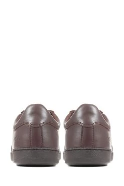 Jones Bootmaker Shrewsbury Leather Lace-Up Brown Trainers -Boutique Fashion Shoe Store D78881s5