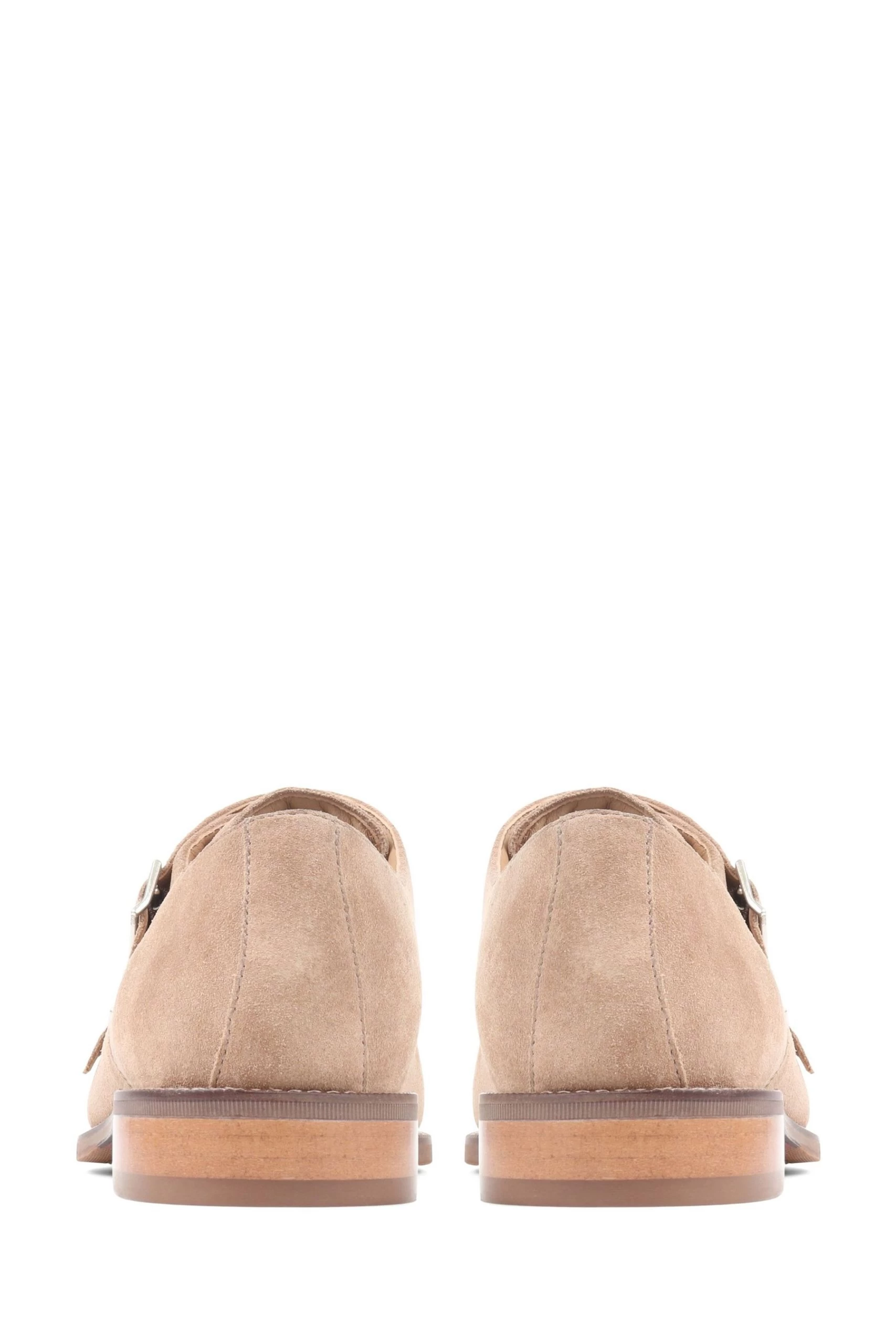 Jones Bootmaker Nathaniel Leather Double Monk Nude Shoes 5 Jones Bootmaker Nathaniel Leather Double Monk Nude Shoes - Image 3