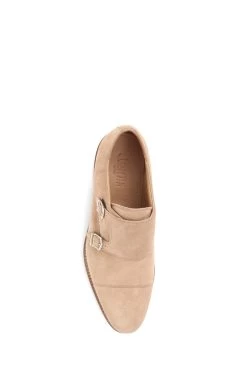 Jones Bootmaker Nathaniel Leather Double Monk Nude Shoes 10 Jones Bootmaker Nathaniel Leather Double Monk Nude Shoes -Boutique Fashion Shoe Store D94459s4