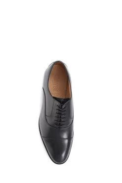 Jones Bootmaker Matthew Black Wide Fit Oxford Shoes -Boutique Fashion Shoe Store D94461s4