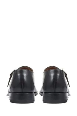 Jones Bootmaker Knoxx Leather Monk Shoes -Boutique Fashion Shoe Store M13235s4