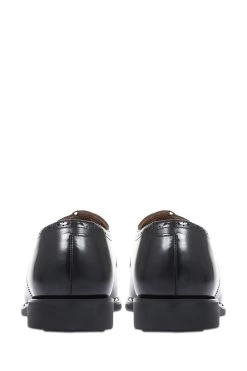 Jones Bootmaker Black Mile End Goodyear Welted Polished Men's Leather Brogues -Boutique Fashion Shoe Store M19473s3