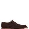 Jones Bootmaker Brown Bedford Casual Men's Leather Suede Brogues With Vibram Soles 1 Jones Bootmaker Brown Bedford Casual Men's Leather Suede Brogues With Vibram Soles -Boutique Fashion Shoe Store M19496s
