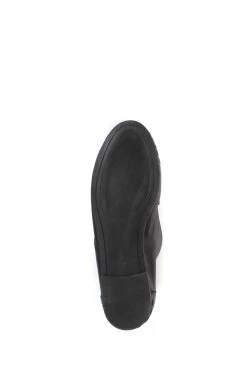 Jones Bootmaker Black Mariah Ladies Woven Leather Loafers -Boutique Fashion Shoe Store M22670s5