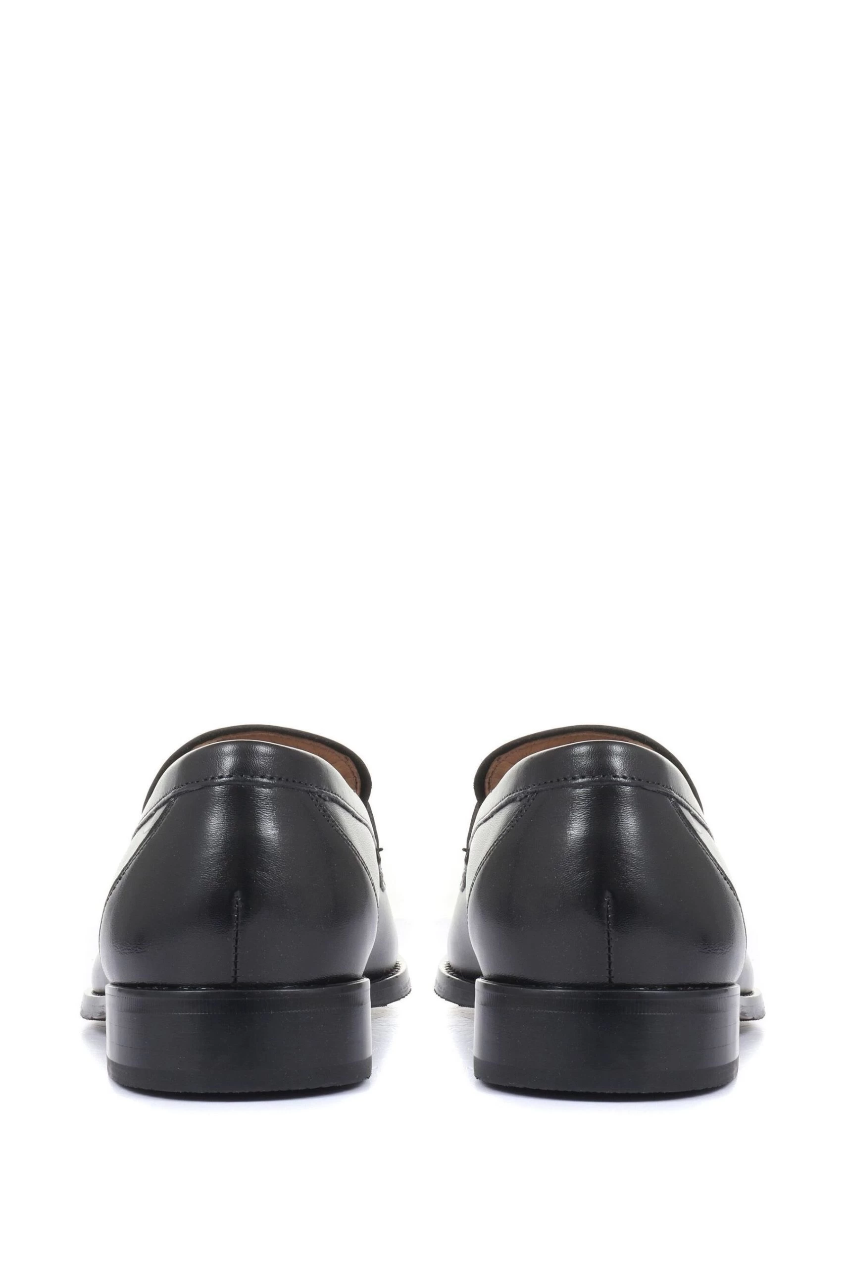 Jones Bootmaker Brown James Men's Leather Penny Loafers 5 Jones Bootmaker Brown James Men's Leather Penny Loafers - Image 3