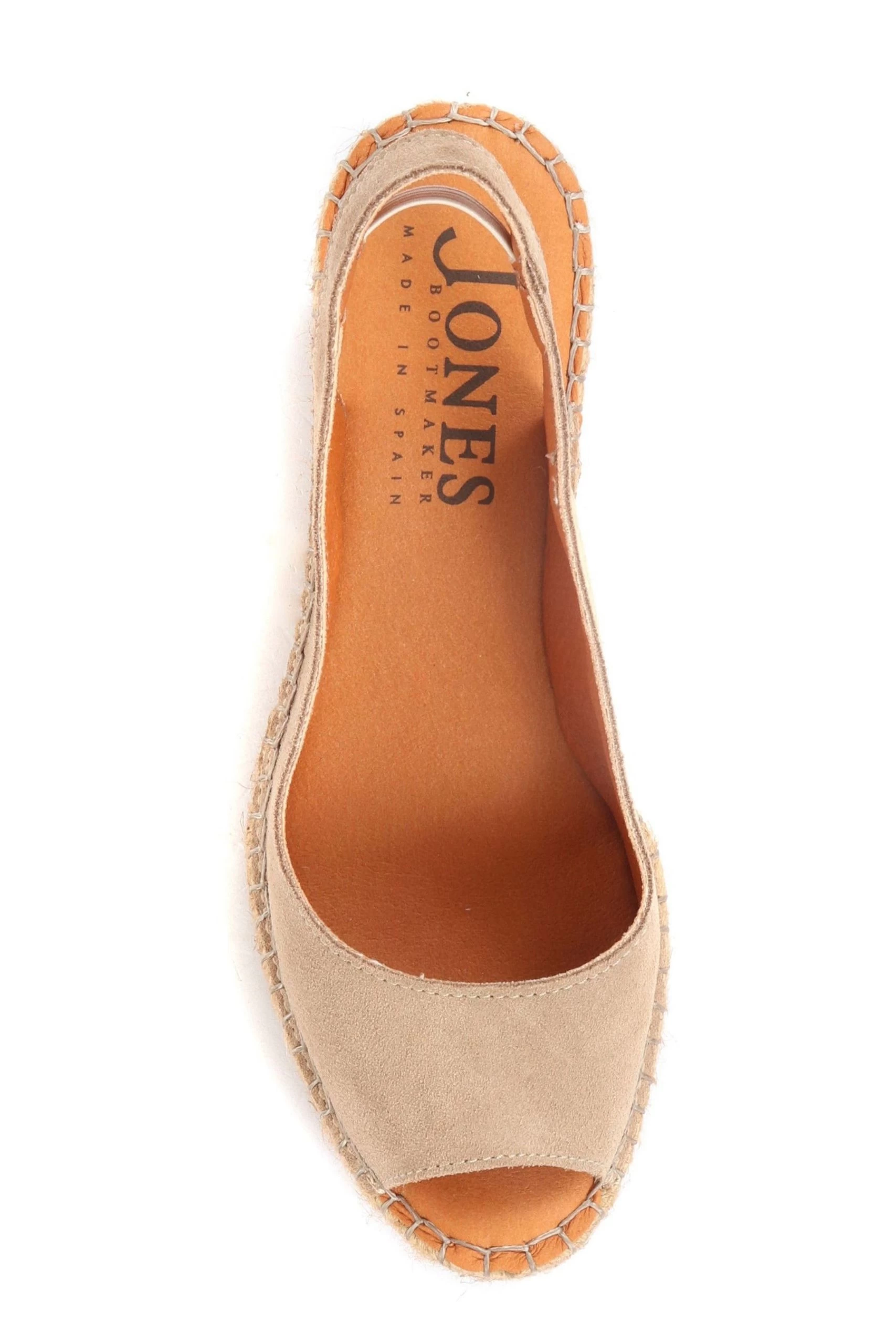 Jones Bootmaker Ladies Natural Rosanna Slingback Wedges 6 Jones Bootmaker Ladies Natural Rosanna Slingback Wedges - Image 4