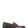 Jones Bootmaker Brown Raven Men's Leather Penny Loafers -Boutique Fashion Shoe Store M44492s