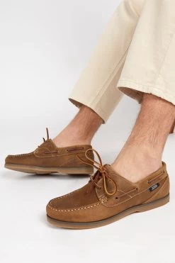 Jones Bootmaker Mens Parsons Leather Boat Shoes