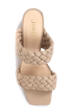 Jones Bootmaker Brown Monte Carlo Ladies Block Heeled Mules -Boutique Fashion Shoe Store M44501s4