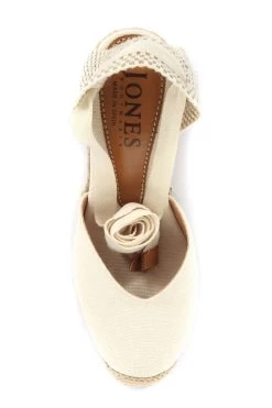 Jones Bootmaker Ladies Natural Alyssa Wedge Espadrilles -Boutique Fashion Shoe Store M44528s3
