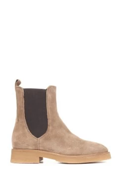 Jones Bootmaker Cream Delia Leather Chelsea Boots