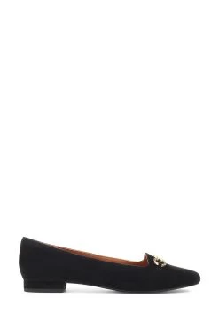 Jones Bootmaker Sienne Leather Snaffle Black Loafers -Boutique Fashion Shoe Store M99549s2