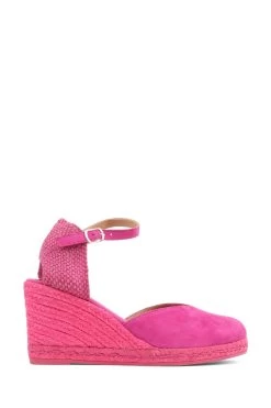 Jones Bootmaker Pink Arabella Wedge Sandals